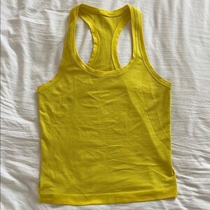 Lululemon Sonic Yellow Swiftly Tank